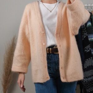 American Vintage Soft Peach Cardigan